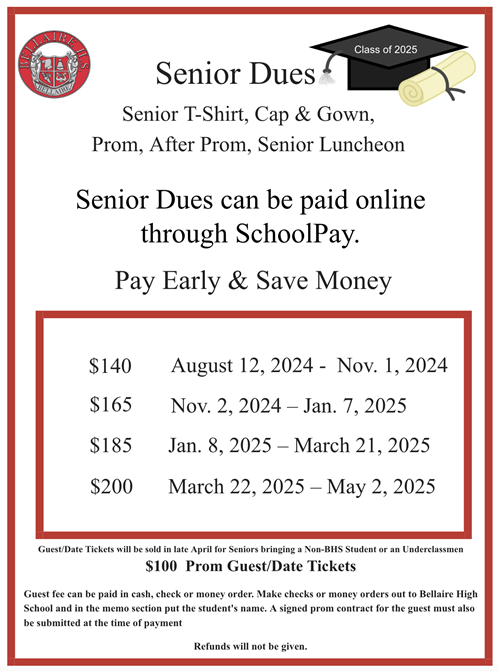 Senior Dues